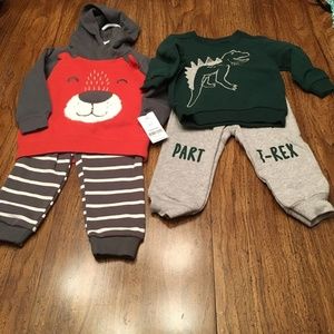 NWT Carter’s boys Sweatsuits-18 Months